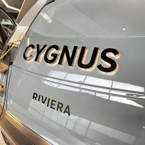 Insegna LED Personalizzabile di Lusso per Uso Marino, Resistente alla Corrosione, Nome della Barca in Acciaio Inox 3D Retroilluminato per Yacht di Lusso - Product Image 1