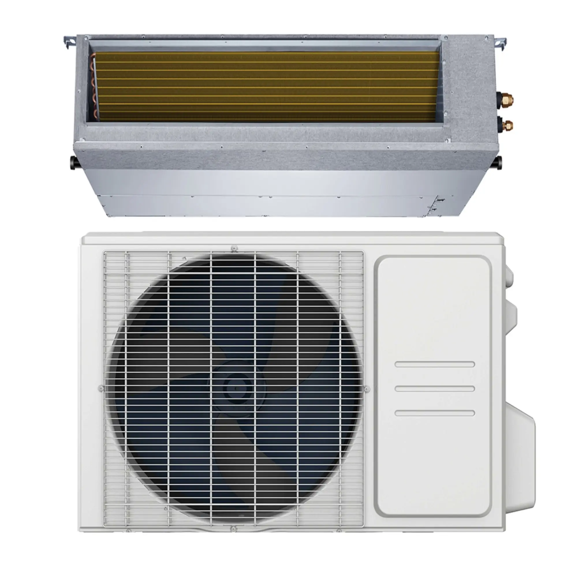Penerapan luas sistem satu zona AC sistem zona tunggal tipe bersaluran Inverter pompa panas AC Split u-match