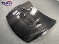 Capot en fibre de carbone pleine surface style VAR pour Nissan GT-R R35 2008-2016 – Remplacement du capot d'origine