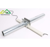 Serres agricoles; Accessoires pour serres; Fil de ressort pour serre et canal de fixation