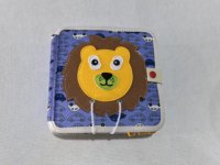 Nouveau design 2026 : Livre en feutre Montessori Lion pour l'éveil et le développement des compétences de base des tout-petits