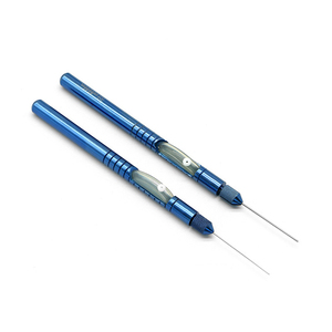 Cannule ophtalmique en alliage de titane, type de lavage droit avec tube en silicone, 20G/23G, cannule ophtalmique microchirurgicale - Product Image 6