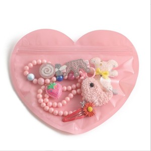 Mini-sachet d'emballage en forme de cœur mignon pour bonbons/cadeaux/en-cas, sac d'emballage plastique pour le shopping - Product Image 1