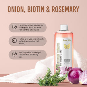 Set de <span class=keywords><strong>Tratamiento</strong></span> Capilar con Champú de Cebolla, Biotina y Romero <span class=keywords><strong>para</strong></span> <span class=keywords><strong>la</strong></span> Caída <span class=keywords><strong>del</strong></span> <span class=keywords><strong>Cabello</strong></span> y el Crecimiento <span class=keywords><strong>del</strong></span> <span class=keywords><strong>Cabello</strong></span> - Product Image 5