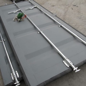 JUNYANG Corten Steel Dry Shipping Container Rear End <b>Door</b> Spare Parts ISO 9001:2015 Certified 40HC Size Shop Primer Surface - Product Image 5