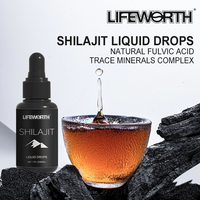 Lifeworth Puissance maximale Shilajit naturel pur pour hommes Métabolisme Énergie Soutien immunitaire Shilajit Gouttes sèches