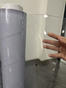 Super Clear Flexible PVC Film Roll Transparent Soft Plastic Sheet for Table Cover Curtain Tent Window and Packaging - Product Image 1