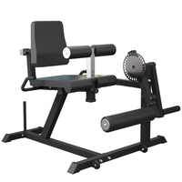Machine de gymnastique multi-stations commerciale Glute Ham Developer Leg Press Hack Squat en métal durable avec repose-pieds