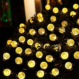 Solar LED burbuja bola de cristal colgante luz impermeable Hada decoración globo cadena <span class=keywords><strong>luces</strong></span> Navidad 70 Led <span class=keywords><strong>manguera</strong></span> No 110V cobre puro - Product Image 5