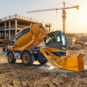 Camión Mezclador de Concreto Autocargable Pequeño, Nuevo, con Componentes Centrales de Alta Eficiencia para Construcción: Motor y Bomba de 4m - Product Image 3