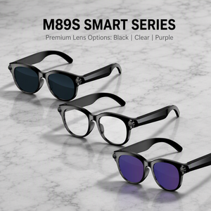 แว่นตาอัจฉริยะ AI รุ่น M89S พร้อมไฟฉาย LED แปลภาษาแบบเรียลไทม์ เล่นเพลง โทรผ่านบลูทูธ กล้องความละเอียดสูง - Product Image 6