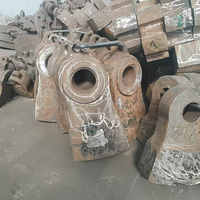 Têtes de marteaux en acier à haute teneur en manganèse pour l'exploitation minière de minerai, la fabrication de sable, résistance aux chocs, pièces de concasseur