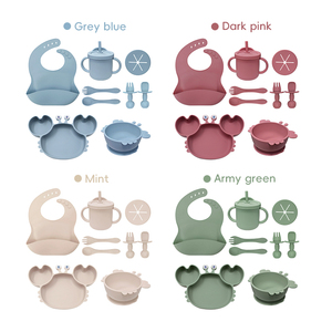 Juego de Platos de Silicona con Ventosa y Diseño de Animales para Bebés, Utensilios para la Alimentación Complementaria, Libres de BPA - Product Image 3