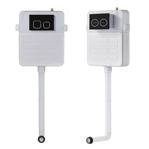 Inodoro moderno TS005D para colgar en la pared, tanque oculto de doble descarga, botón frontal, cacerola en cuclillas de HDPE, <span class=keywords><strong>cisterna</strong></span> oculta, 5 años de garantía - Product Image 2