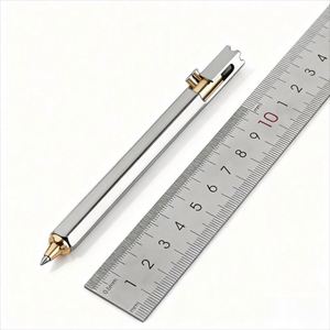Hot-selling Brass and Stainless Steel Metal Ballpoint <b>Pen</b> with logo Luxury Signature <b>Pen</b> Custom <b>Pen</b> Suitable for Corporate Gifts - Product Image 2
