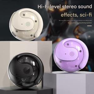 Thiết kế mới nhỏ dừa bóng TWS BT Tai nghe Ear-Hook loại không trong tai xương Dẫn Tuổi thọ pin dài không dây bán buôn - Product Image 3