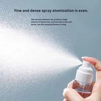 Vente en gros de flacons de lotion, de sérum et de vaporisateurs sans air en plastique personnalisés, vides, de 15 ml, 30 ml, 50 ml et 100 ml, avec impression sérigraphique