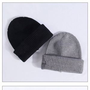Gorro de invierno nuevo al por mayor, liso, con un orificio, para esquí, grueso, cálido, de punto, tipo pasamontañas, con bordado personalizado - Product Image 3