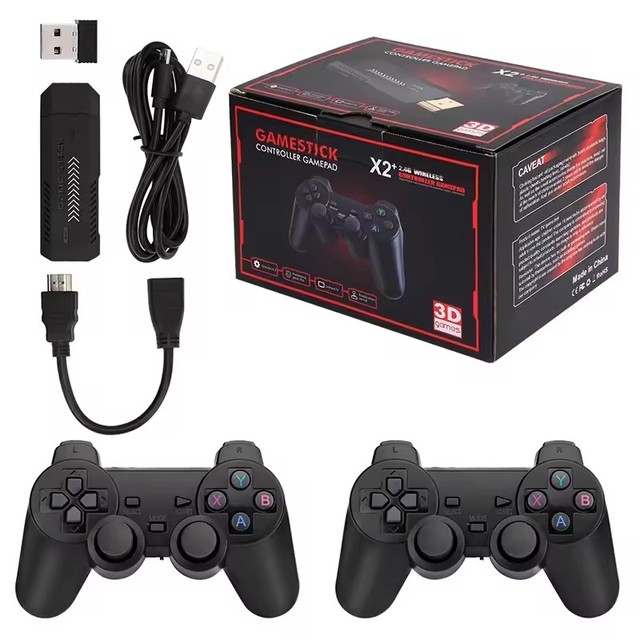 Best Seller Newest Retro Game GD10 Plus X2 Plus 30000 Games Game Stick 4K Video HD TV Game Console With Wireless Controller