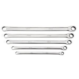 5pc Pro Extra langer flacher Rings chl üssel Set 8mm bis 19mm langer Schraubens chl üssel - Product Image 3