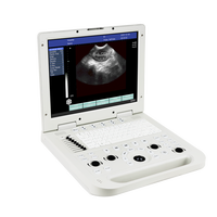 Système d'échographie Doppler couleur numérique professionnel pour ordinateur portable, écran LCD 15 pouces, échographe vétérinaire portable pour la gestation animale