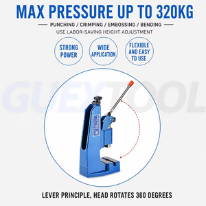 Manual Punching <b>Machine</b> Hand Press Arbor Press Tabletop Shaft <b>Punch</b> Creasing Equipment for Metalwork - Product Image 5
