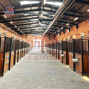 Newly Design Heavy Duty Hot Dip Galvanized Steel <strong>Horse</strong> Stable Building <strong>Horse</strong> <strong>Stalls</strong> With Sliding Door - Product Image 2