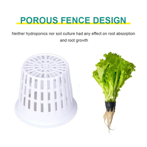 Filet de plantation de légumes sans sol Navire hydroponique avec <span class=keywords><strong>fixateur</strong></span> en plastique de contrôle des racines <span class=keywords><strong>pour</strong></span> la maison et le jardin Carton emballé - Product Image 2