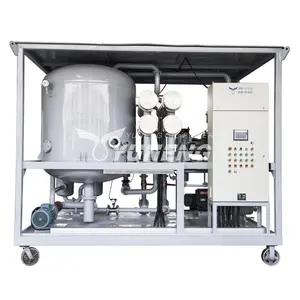 Double Stage High Vacuum Oil Purifier For Transformer Oil