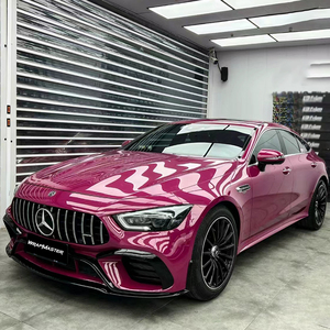 WRAPMASTER 1.52*17m Film <span class=keywords><strong>de</strong></span> protection <span class=keywords><strong>de</strong></span> voiture en vinyle PET PVC brillant anti-rayures Crystal Starlight Ruby Red, film <span class=keywords><strong>de</strong></span> décoration automobile changeant <span class=keywords><strong>de</strong></span> couleur - Product Image 1