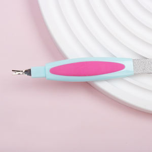 Profesyonel çift taraflı paslanmaz çelik tırnak bakımı tırnak manikür pedikür araçları için pürüzsüz dosyalama Metal tırnak dosyaları parlatma - Product Image 2