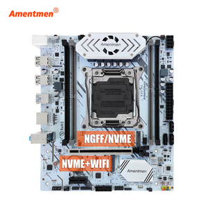 Amentmen X99 <span class=keywords><strong>A4</strong></span> Blanc DDR4 Support de Mémoire TPM 2.0 avec VRM Cooler M ATX Carte Mère 2m.2 avec Wifi Slot - Product Image 1
