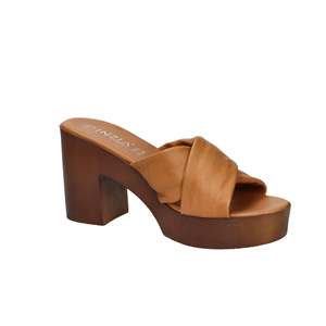 Ciabatta con Tacco in Pelle Morbida da Donna Cinzia IAF282974, Modello Platform - Product Image 5