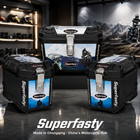 Ensemble de bagages latéraux de haute qualité pour moto, étanches, anti-poussière, renforcés, anti-chute, en PP, pour le rangement quotidien