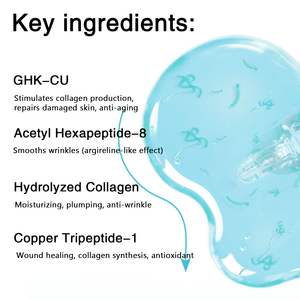 Ampolla Facial JOEM Repair Skin GHK-CU con Péptidos de Seda Antiedad, Reduce Líneas Finas, Ilumina y Calma, Suero con Péptidos de Cobre Azul - Product Image 4
