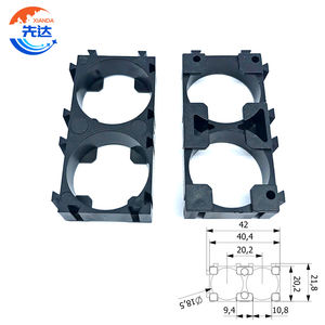 Soporte para Baterías de Litio 18650x2P, Venta al Por Mayor de Fábrica, Compatible con OEM, Material Plástico ABS y PC, Soporte para 18650 - Product Image 2