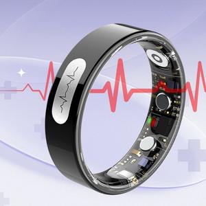 Anel Inteligente de ECG de Grau Médico Novo para Análise de Frequência Cardíaca e Oxigênio no Sangue com Detecção de IA Metal IP67 - Product Image 3