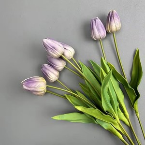 BF-TP03 Hot Selling High Quality PU Real Touch <strong>Tulips</strong> Artificial <strong>Tulip</strong> Bud Flowers for Home <strong>Table</strong> Centerpiece Wedding Decoration - Product Image 3