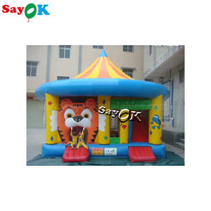 Nhà Máy Outlet Trẻ Sơ Sinh Nhỏ Bounce Nhà Trẻ Em Nảy Nhà Chơi Circus Inflatable Tiger Bounce Castle - Product Image 1