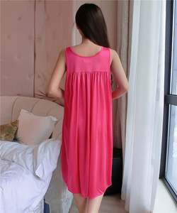 I-0566 Women's Sexy <b>Sleeveless</b> Sleepwear Nightgowns Summer Ladies Long Sleep Dress Female Pajamas <b>Nightdress</b> - Product Image 6