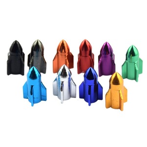 Tapa de válvula de aleación de aluminio colorida para neumáticos sin cámara, tipo americano - Product Image 2