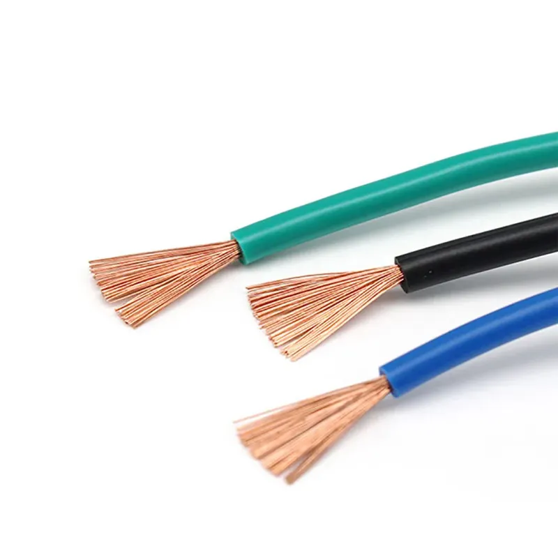 H05V-R wire Construction Single core 0.5mm 0.75mm 1mm 1.5mm 2.5mm BVR/BV pvc house copper wiring electric cable