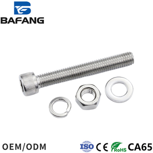 中国製ファスナー DIN 912 高強度304ステンレス鋼六角穴付きボルトとナットキット（産業機械用） - Product Image 3