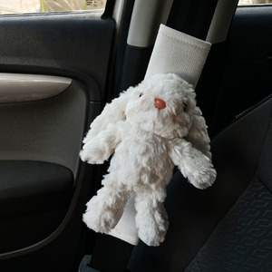 Protector de Cinturón de Seguridad para Mascotas, Diseño de Gato de Dibujos Animados, Suave y Acolchado, Correa de Hombro para Asiento de Coche - Product Image 4