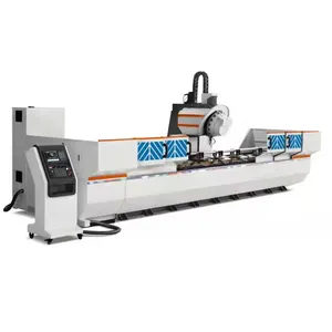 Factory hot sale 360 degree rotary working table 4 axis cnc milling machine Long Service Life aluminum machining center