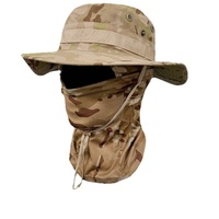 Topi Bucket Cetak Sablon Kamuflase untuk Dewasa, Perlindungan Sinar Matahari, Cepat Kering, Anti UV, Musim Semi/Panas, untuk Memancing dan Aktivitas Luar Ruangan