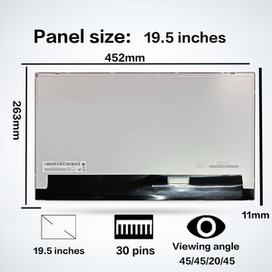Écran LCD M195RTN01.1 CELL, connecteur 30 broches, panneau LCD 19,5 <span class=keywords><strong>pouces</strong></span>, 1600*900 HD+, 94PPI, écran LCD à prix réduit pour moniteur de bureau - Product Image 3