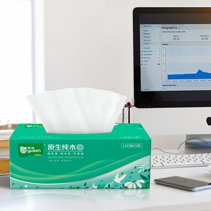 Nhỏ mặt mô Hộp 4-ply Trinh gỗ bột giấy mềm mại và nhẹ nhàng cho nhà và du lịch sử dụng trực tiếp từ các nhà cung cấp Hộp mô giấy - Product Image 6