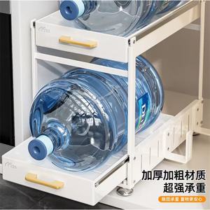 Double Layer Pull Out Shelf For <b>Kitchen</b> Drawer Organizer Storage <b>Rack</b> With Bowls Chopsticks Condiment Bottles Cabinet Organizer - Product Image 5