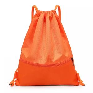 Commercio all'ingrosso personalizzato 420D poliestere con coulisse zaino personalizzabile borsa con logo - Product Image 3